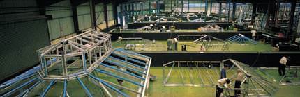Ultraframe's conservatory roofing manufacturing building